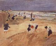 Max Liebermann THe Beach at Nordwijk Sweden oil painting artist